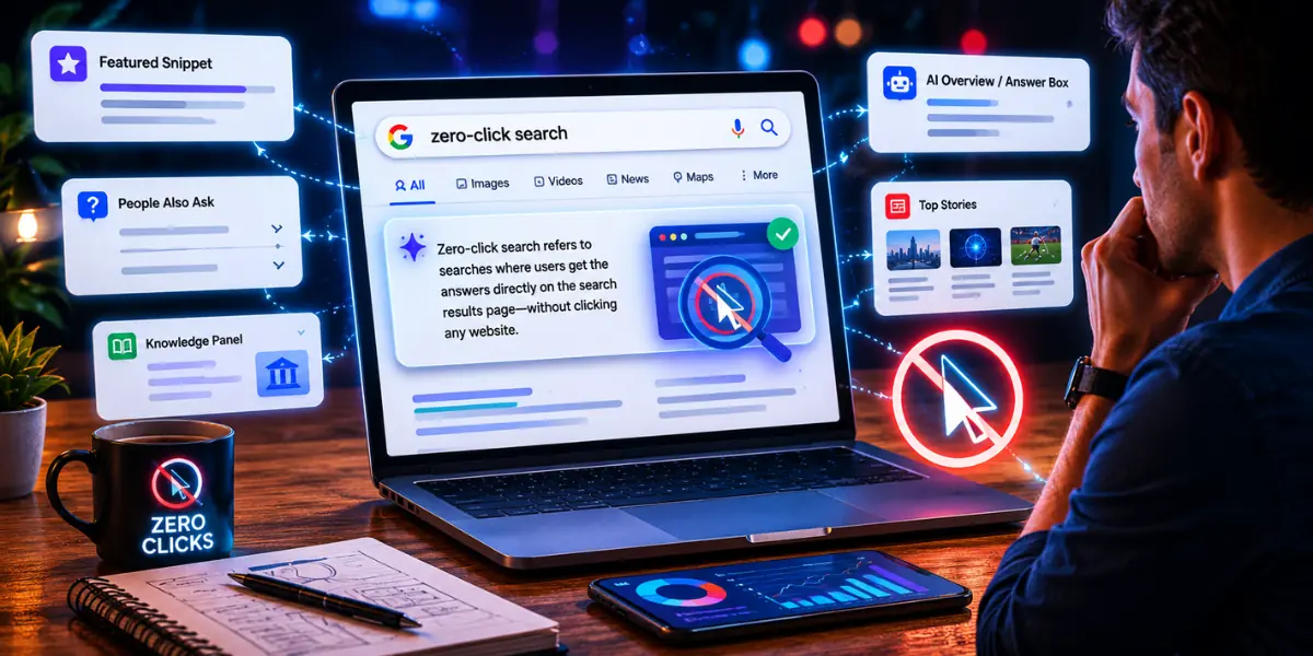 Zero-click search